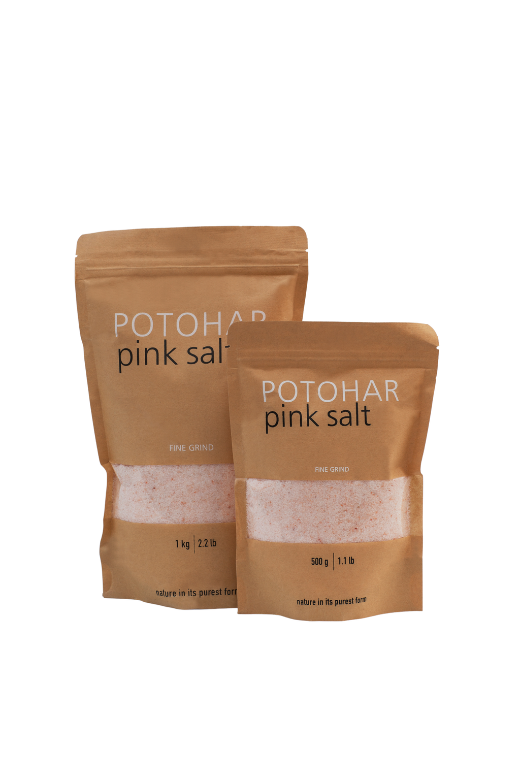 Pure Potohar Pink Salt [Fine Grind]