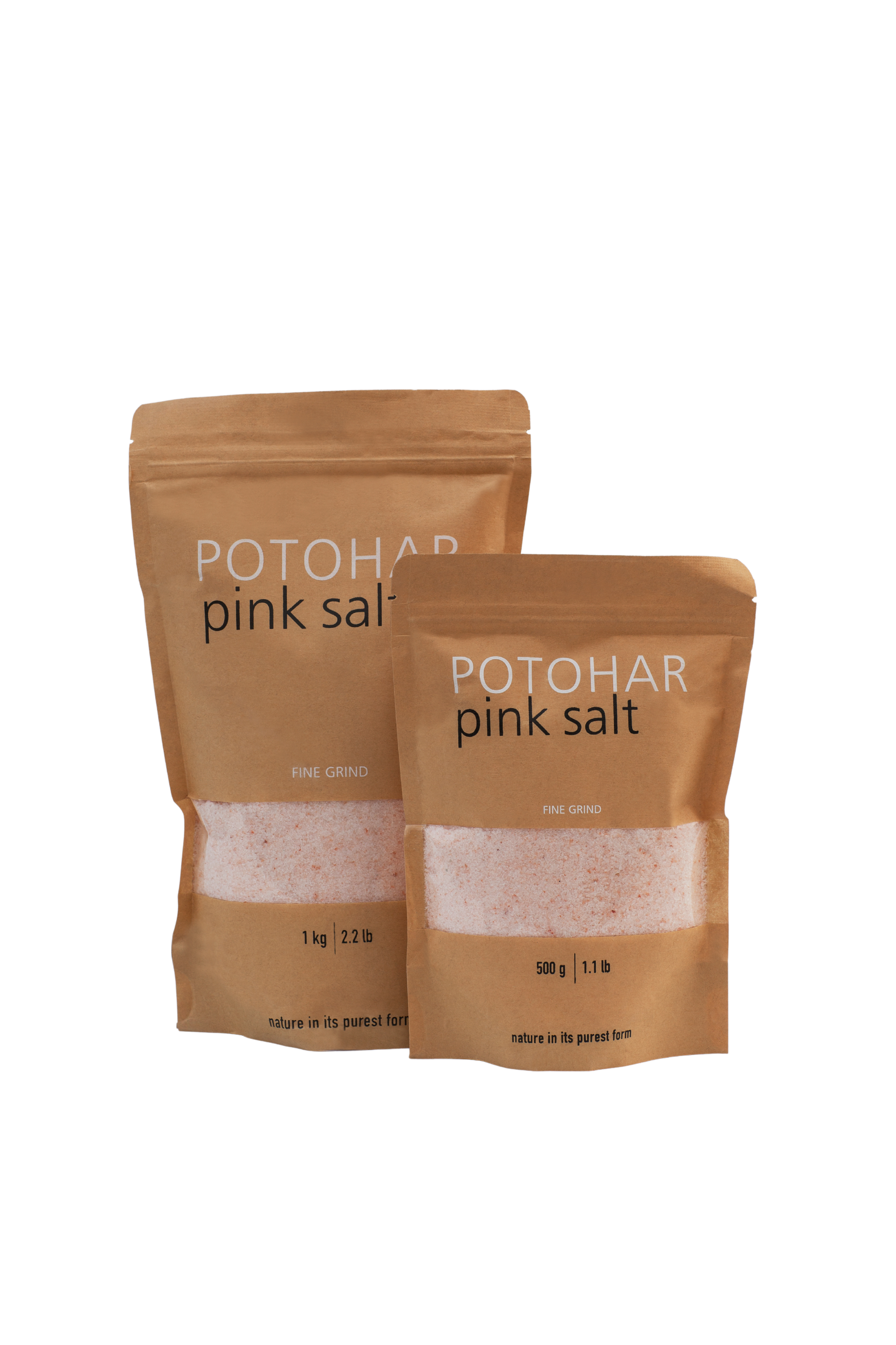 Pure Potohar Pink Salt [Fine Grind]