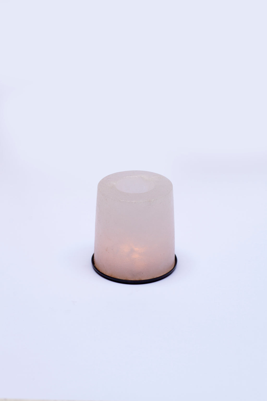 White Potohar Salt Candle Stand